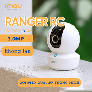 Camera Wifi Imou 3.0MP IPC GK2CP 3C0WR, Quay Quét 355°, Gọi Điện Một Chạm, Theo Dõi Thông Minh, Đàm Thoại Hai Chiều, Giám Sát Toàn Cảnh 2K Ultra HD