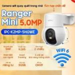 Camera Wifi Imou Ranger Mini 5MP, quay quét 355°/-5°~50°, ánh sáng kép ban đêm + hồng ngoại 10m, phát hiện người AI, đàm thoại 2 chiều, lưu Micro SD 512GB, WiFi 6, ONVIF